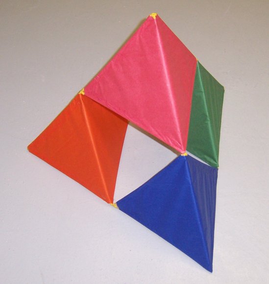 The finished tetrahedral kite